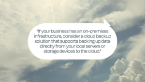 Cloud backup solution quote