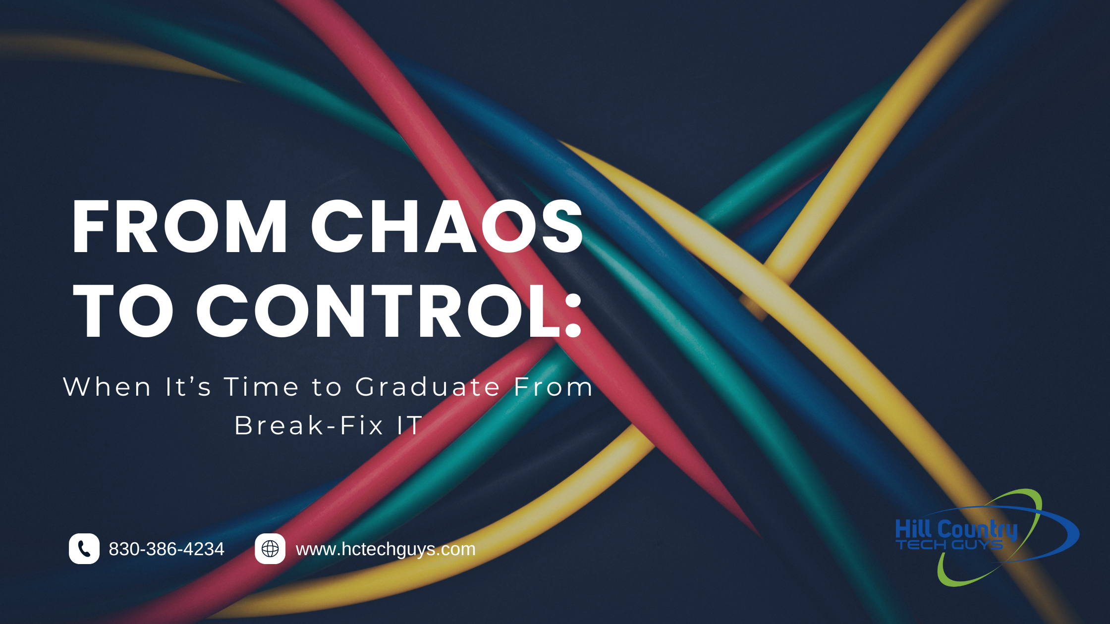 break-fix vs managed it banner image: from chaos to control